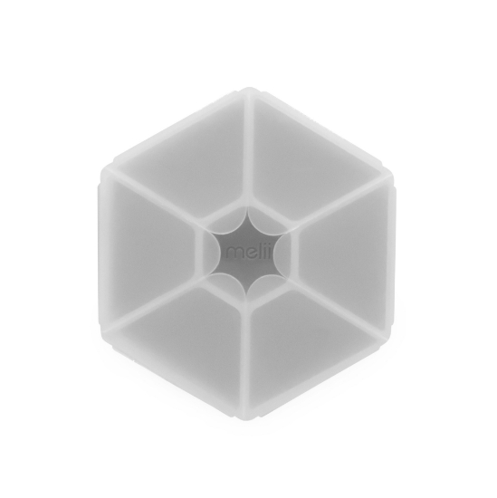 Imagine CUTIE SNACK HEXAGON SNACKLE 6 COMPARTMENTE, MELII, GREY