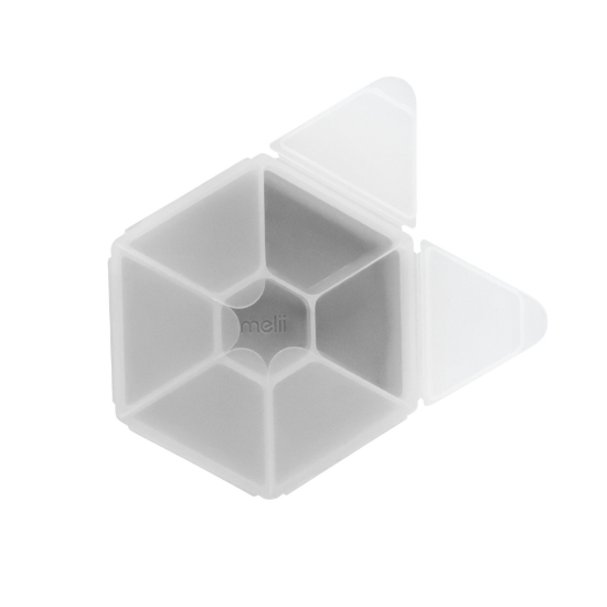 Imagine CUTIE SNACK HEXAGON SNACKLE 6 COMPARTMENTE, MELII, GREY
