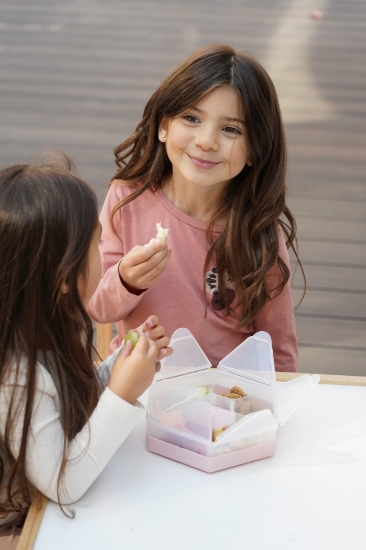 Imagine CUTIE SNACK HEXAGON SNACKLE 6 COMPARTMENTE, MELII, GREY