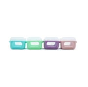 Imagine SET 4 RECIPIENTE SILICON SNAP&GO CUBES, MELII, 4*118 ML