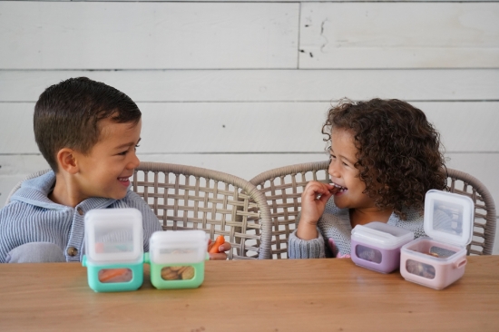 Imagine SET 4 RECIPIENTE SILICON SNAP&GO CUBES, MELII, 4*118 ML