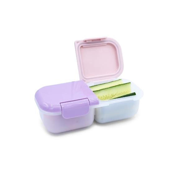 Imagine CUTIE SNACK 2 COMPARTIMENTE, MELII, BLUSH BERRY