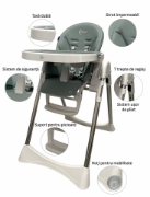 Imagine MIILUNA SCAUN DE MASA PLIABIL ANDROMEDA, TAUPE