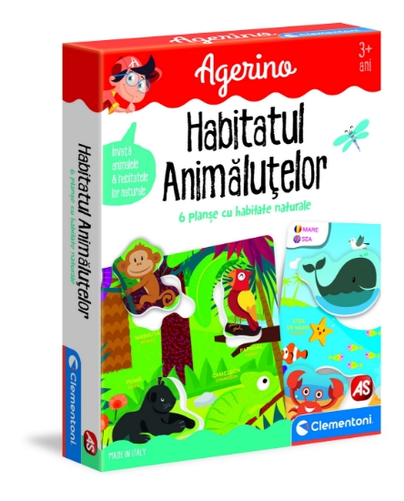 Imagine  JOC EDUCATIV AGERINO ANIMALUTELE SI HABITATELE LOR