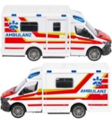 Imagine Majorette ambulanța Mercedes Benz Sprinter cu lumini și sunete