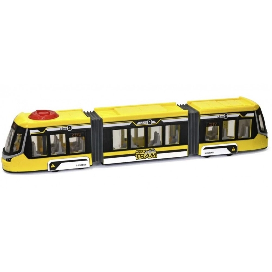 Imagine Dickie tramvai Siemens Avenio galben
