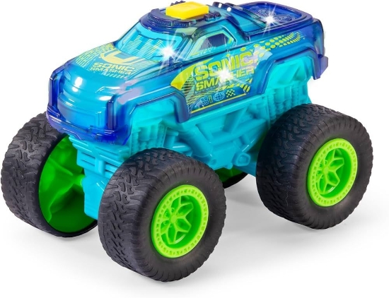 Imagine Dickie mașină de teren Sonic Smasher cu lumini și sunete 17cm