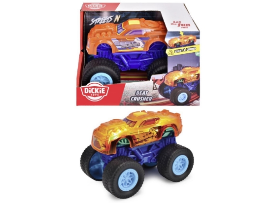 Imagine Dickie mașină de teren Beat Crusher cu lumini și sunete 17cm
