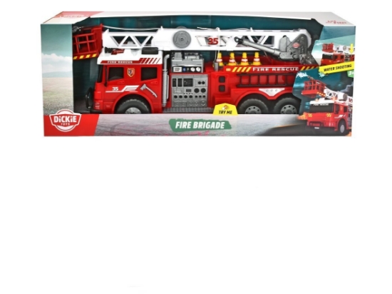 Imagine DICKIE MASINA DE POMPIERI CU PULVERIZATOR DE APA SI ACCESORII 62CM