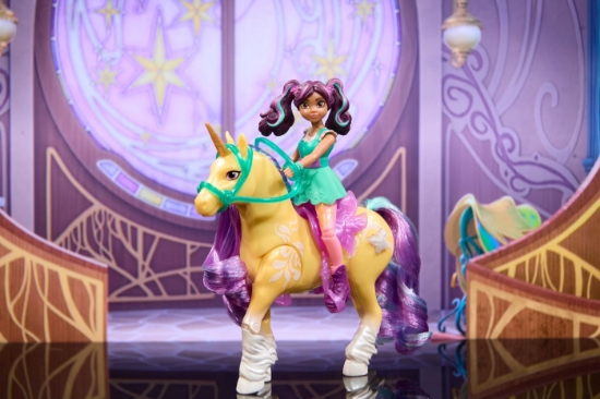 Imagine Unicorn Academy set păpușa Ava și unicornul Leaf planta magică