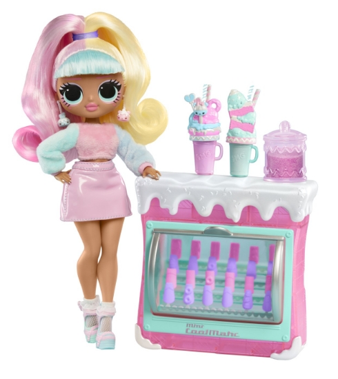 Imagine L.O.L. Surprise! O.M.G. Sweet Nails Candylicious Sprinkles Shop set păpușă cu accesorii