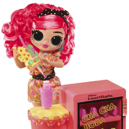 Imagine L.O.L. Surprise! OMG Sweet Nails Pinky Pops Fruit Shop set păpușă cu accesorii