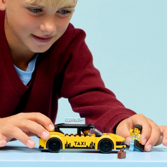 Imagine LEGO CITY TAXI GALBEN 60487