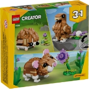Imagine LEGO CREATOR HAMSTER ADORABIL CU O FLOARE 31376