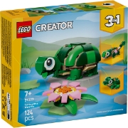 Imagine LEGO CREATOR BROASCA TESTOASA CU O FLOARE DE NUFAR 31377