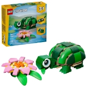 Imagine LEGO CREATOR BROASCA TESTOASA CU O FLOARE DE NUFAR 31377