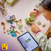 Imagine LEGO FRIENDS REMORCA PENTRU CAL SI MANZ 42695