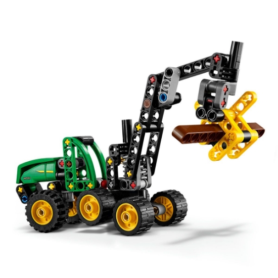 Imagine LEGO TECHNIC UTILAJ DE TAIAT SI STIVUIT COPACI JOHN DEERE 1470H 42218