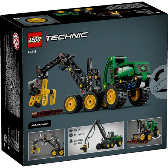 Imagine LEGO TECHNIC UTILAJ DE TAIAT SI STIVUIT COPACI JOHN DEERE 1470H 42218