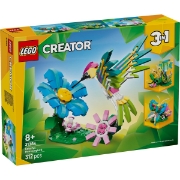Imagine LEGO CREATOR ANIMALE SALBATICE COLIBRI COLORAT 31384