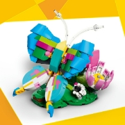Imagine LEGO CREATOR ANIMALE SALBATICE COLIBRI COLORAT 31384