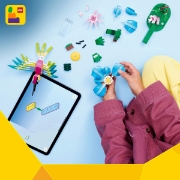 Imagine LEGO CREATOR ANIMALE SALBATICE COLIBRI COLORAT 31384