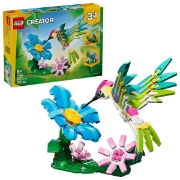 Imagine LEGO CREATOR ANIMALE SALBATICE COLIBRI COLORAT 31384