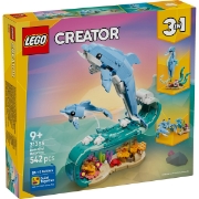 Imagine LEGO CREATOR ANIMALE MARINE DELFINI SUPERBI 31385