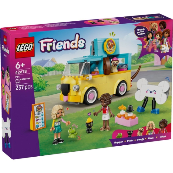 Imagine LEGO FRIENDS FURGONETA CU ACCESORII PENTRU ANIMALE DE COMPANIE 42678