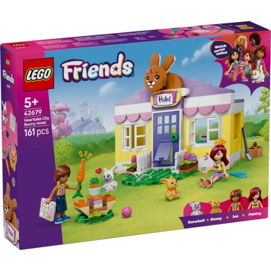 Imagine LEGO FRIENDS HOTEL PENTRU IEPURASI IN ORASUL HEARTLAKE 42679