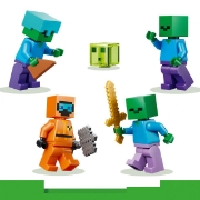 Imagine LEGO MINECRAFT TEMNITA CU ZOMBI 21587