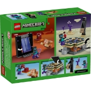 Imagine LEGO MINECRAFT CALATORIE PRIN PORTALURILE NETHER SI END 21584