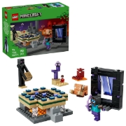 Imagine LEGO MINECRAFT CALATORIE PRIN PORTALURILE NETHER SI END 21584