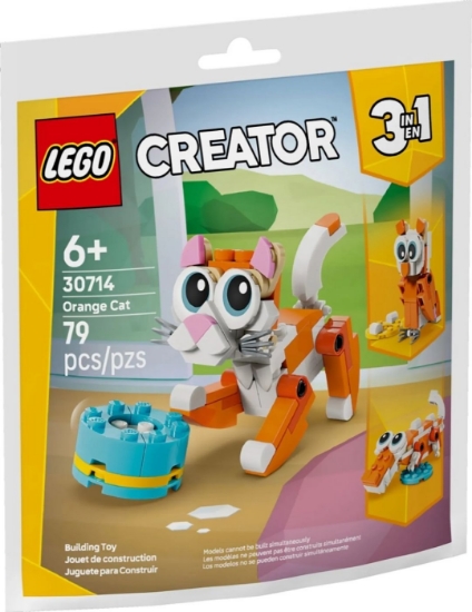 Imagine LEGO CREATOR PISICA PORTOCALIE 30714