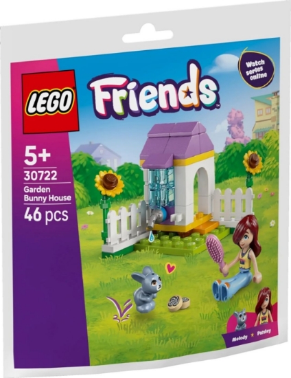 Imagine LEGO FRIENDS CASUTA PENTRU IEPURASI IN GRADINA 30722
