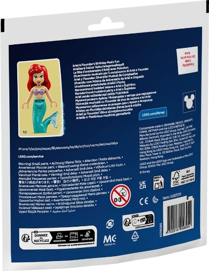 Imagine LEGO DISNEY PRINCESS DISTRACTIE MUZICALA CU FLOUNDER DE ZIUA DE NASTERE A LUI ARIEL 30720