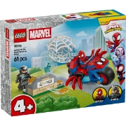 Imagine LEGO MARVEL SPIDEY PE MOTOCICLETA VS RHINO 11206