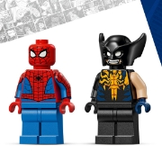Imagine LEGO MARVEL OMUL PAIANJEN IN MASINA VS WOLVERINE VENOMIZAT 76336