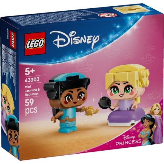 Imagine LEGO DISNEY PRINCESS MINIPRINTESELE JASMINE SI RAPUNZEL 43303