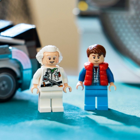 Imagine LEGO SPEED CHAMPIONS MASINA TIMPULUI DIN INAPOI IN VIITOR 77256