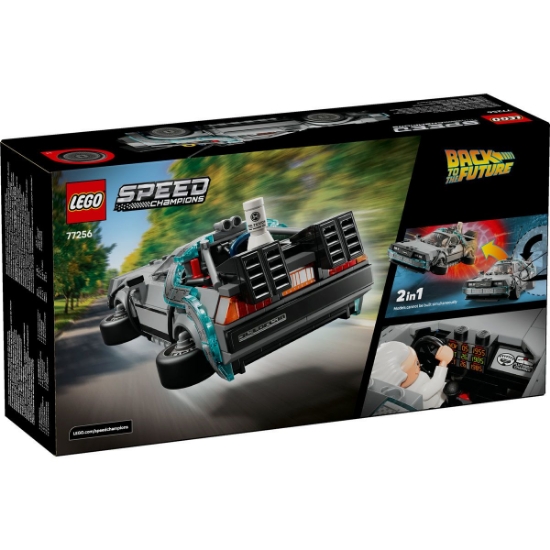 Imagine LEGO SPEED CHAMPIONS MASINA TIMPULUI DIN INAPOI IN VIITOR 77256
