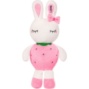 Imagine PLUS IEPURAS CAPSUNA ROZ 30CM