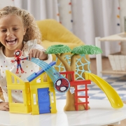 Imagine SPIDEY SI PRIETENII EXTRAORDINARI SCENA DE JOACA LOCUL DE JOACA LUI SPIDEY SI FIGURINA SPIDEY 10CM