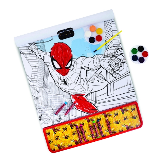 Imagine SPIDERMAN SET PENTRU DESEN GIGA BLOCK 4 IN 1 