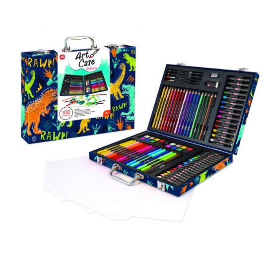 Imagine SET DE DESEN DELUXE CU 100 ACCESORII DINOZAUR