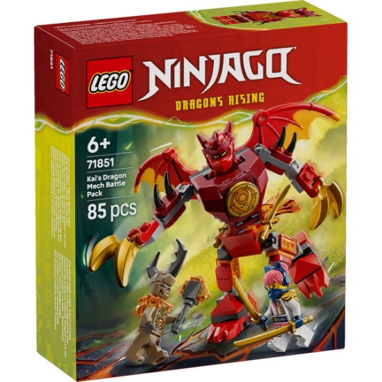 Imagine LEGO NINJAGO PACHET DE LUPTA CU ROBOTUL DRAGON AL LUI KAI 71851