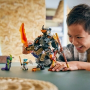 Imagine LEGO NINJAGO ROBOTUL DE MISIUNE AL LUI COLE SI DRAGONUL ZANE 71854