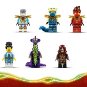 Imagine LEGO NINJAGO LUPTA LA CASA DIN COPAC CU VEHICULE NINJA 71857