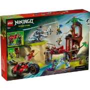 Imagine LEGO NINJAGO LUPTA LA CASA DIN COPAC CU VEHICULE NINJA 71857