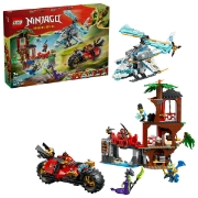 Imagine LEGO NINJAGO LUPTA LA CASA DIN COPAC CU VEHICULE NINJA 71857